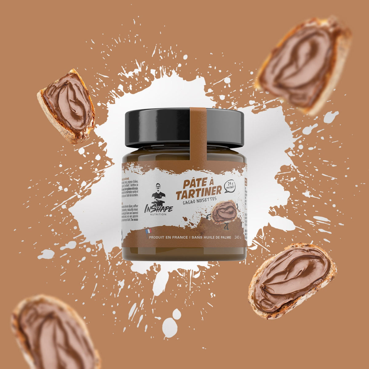 Pâte à tartiner cacao noisettes